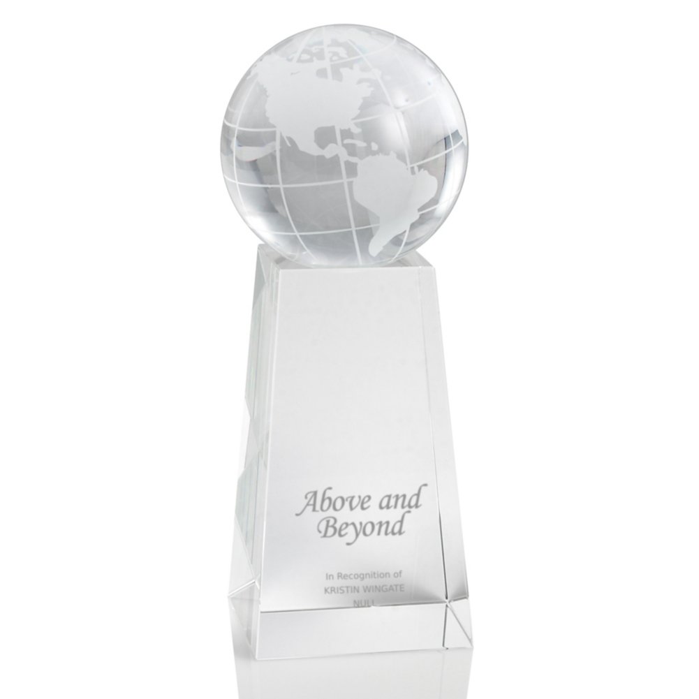 View larger image of Crystal Trophy - Globe Tower